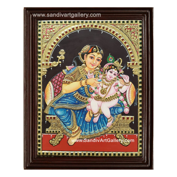 Yasodha Kannan Tanjore Painting 2