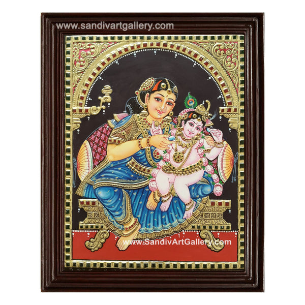 Yasodha Kannan Tanjore Painting 2