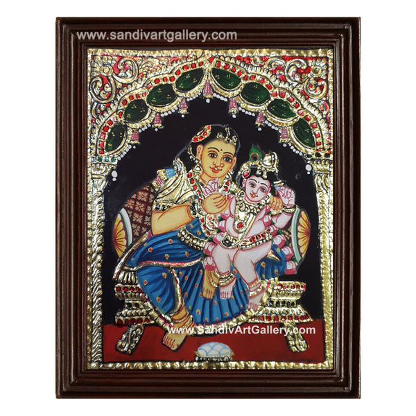 Yasotha Krishna Tanjore Painting 3